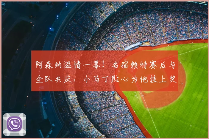 阿森纳温情一幕！名宿赖特赛后与全队共庆，小马丁贴心为他挂上奖牌